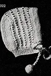 Baby's Knitted Bonnet #6022