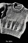 Baby's Knitted Slipover #6034