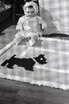 Playmates Crocheted Nursery Rug