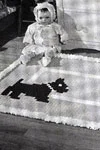 Playmates Crocheted Nursery Rug