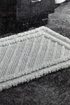 Two Toned Triumph Crocheted Rug