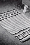Rippling Harmony Crocheted Rug