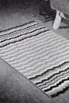 Rippling Harmony Crocheted Rug