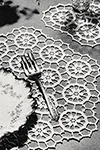 Rose Rings Doily Set