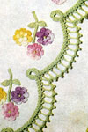 Pillow Case in Crocheted Embroidery