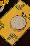 Table Doily in Crocheted Embroidery