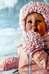 Loop Stitch Cap and Mittens