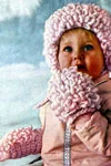 Loop Stitch Cap and Mittens