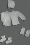 Baby Set in Quaker Stitch