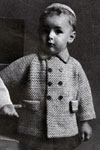 Knitted Tweed Coat and Cap