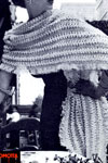 Dressy Stole with Metallic Thread