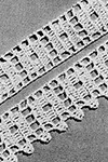 Filet Crochet Edging and Insertion #8379
