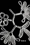 Flowers and Stem Motif #8420-B