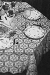 Star and Snow Tablecloth