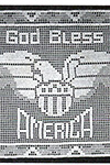 God Bless America Doily