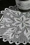 Frosted Ferns Doily