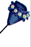 Cone Button Trimmed Pin Pattern