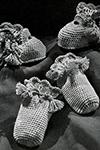 Cap, Bootees, and Mittens Set