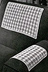 Gingham Square Chair Set