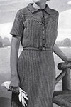 Crocheted Shirtwaist Dress