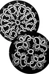 Tatted Guest Towel Medallion #829-#830