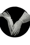 Mesh Glove with Open Cuff