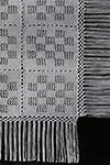 Checkerboard Knitted Bedspread