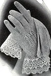 Crochet Gloves with Irish Cuffs