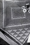 Crocheted Square with Corner Triangles