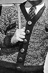 Masculine Tweed Sweater