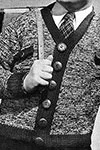 Masculine Tweed Sweater