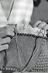 Popcorn Triangle Purse