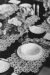 Snow Crystal Luncheon Set