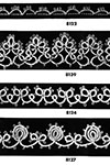 Tatting Edging #8122, #8139, #8124, #8127