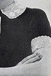 Irish Crochet Collar and Cuff Set