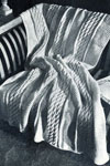 Knitted Cable Stitch Afghan