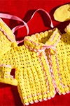 Crocheted Shell Stitch Set Pattern #3003