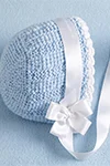 Crocheted Booties and Cap Pattern #3116