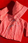 Knitted Sacque with Hood Set Pattern #3118