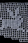 Filet Crochet Edging Pattern #1893