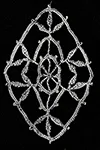 Oblong Medallion with Leaves