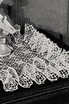 Square Ruffle Doily