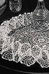 Irish Rose Ruffle Doily