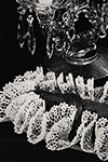 Bread Tray Ruffle Doily