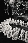 Bread Tray Ruffle Doily