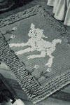 Crocheted Lamb Rug