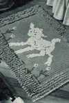 Crocheted Lamb Rug