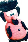 Rudolph Clown Doll