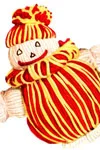 Red & Yellow Clown Doll