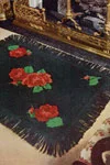 The Black Embroidered Rug